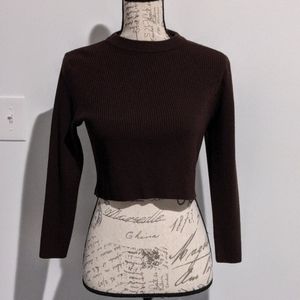 St. John sweater crop top